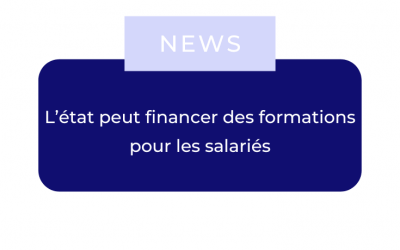 L’état peut financer des formations pour les salariés
