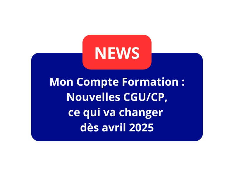 Mon compte formation CGU CP